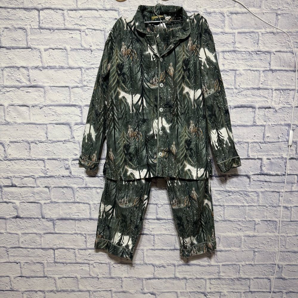 Pottery Barn Teen Harry Potter Wizarding World Forbidden Forest Pajama Set